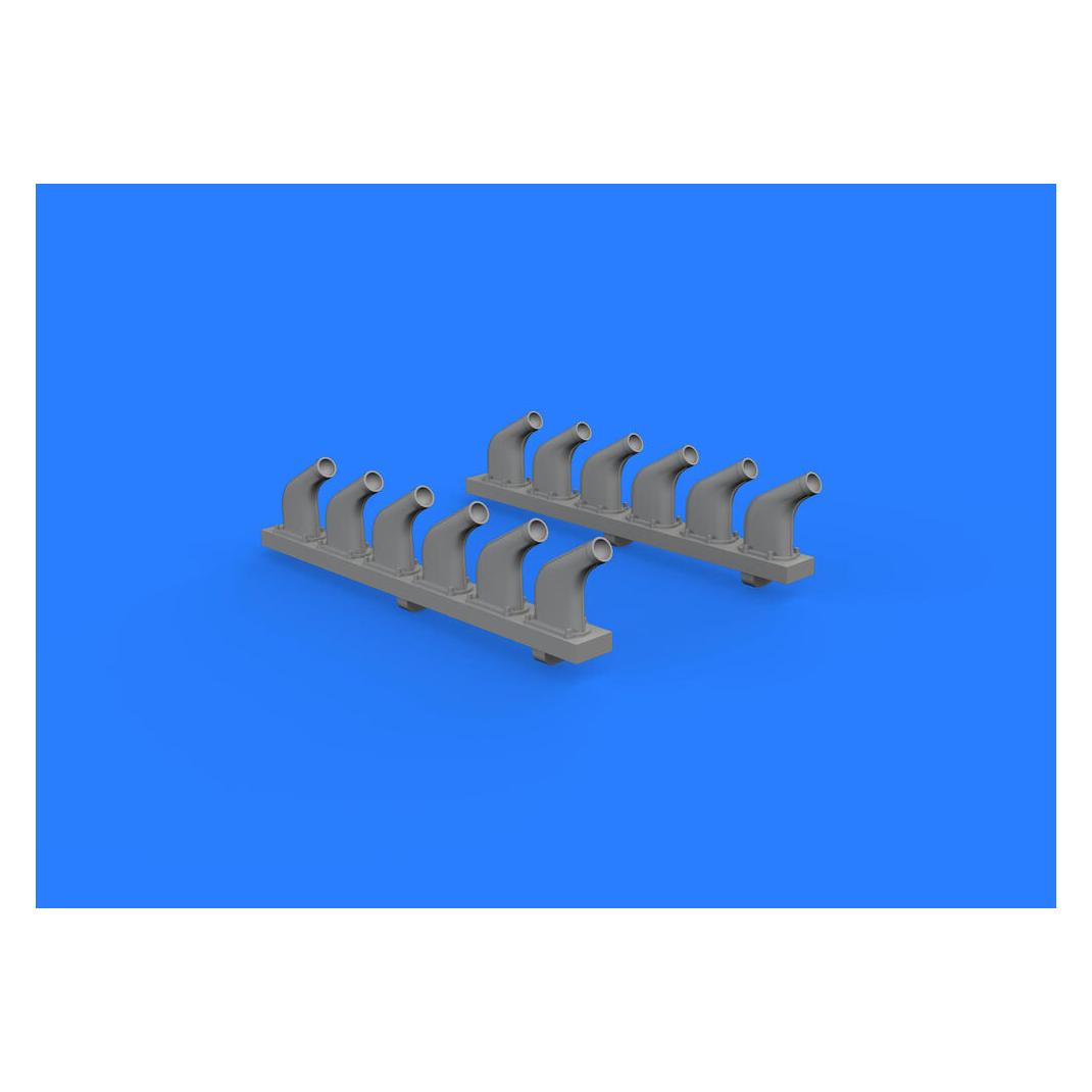 Eduard P-51D exhaust stacks for Revell (632118)