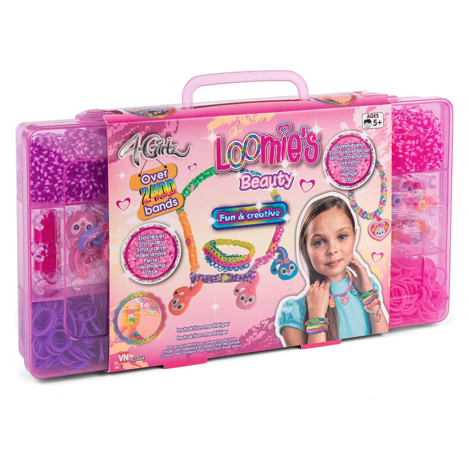 4-Girlz - Loomies Beauty Set - 2400+ Loom Bands (63004) (63004)