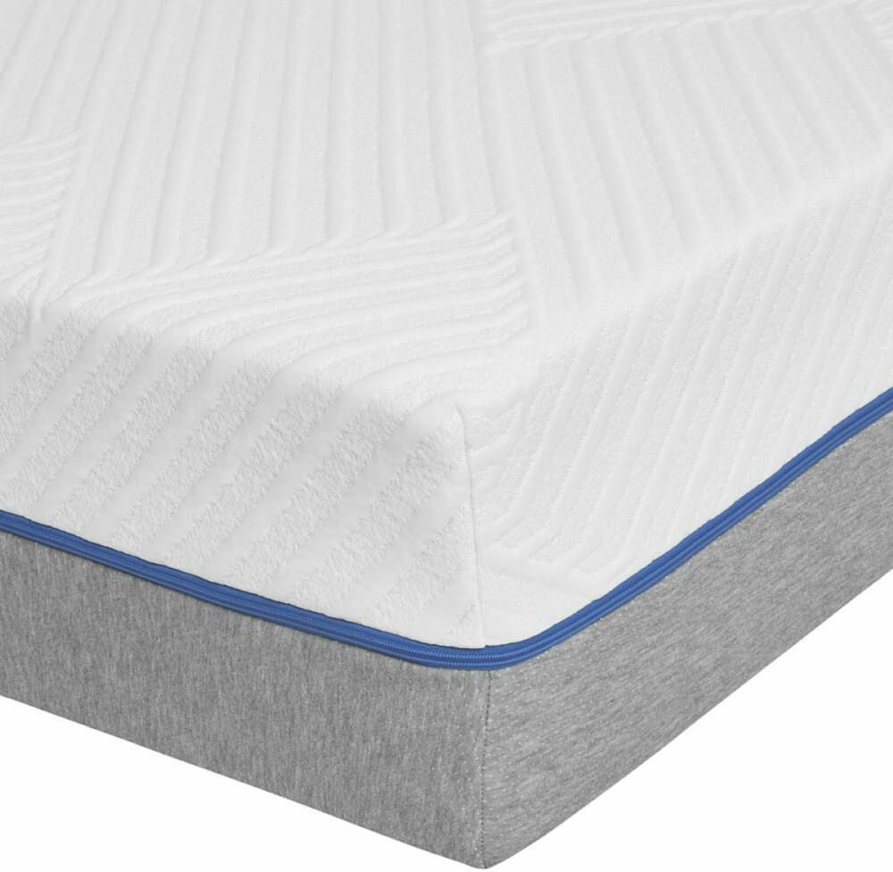ID Kids Matelas en mousse haute densité mousse blanc 160x200 cm Blanc 198x21x158cm