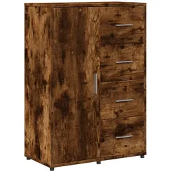 vidaXL Sideboard Räuchereiche 60x31x84 cm Holzwerkstoff