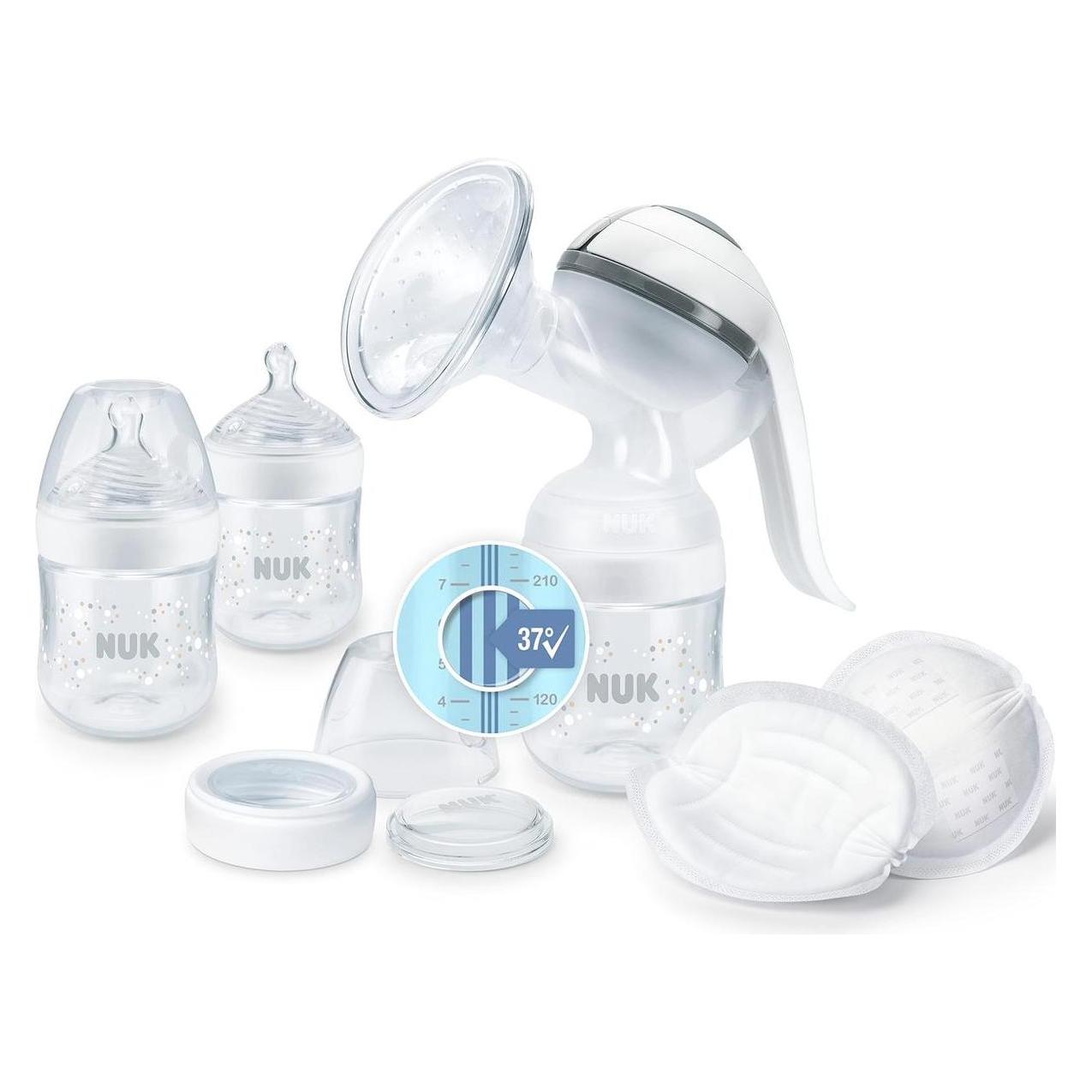 NUK Nature Sense Still-Set mit Temperature Control, zum Abpumpen, Aufbewahren und Füttern, weiss (20327797)