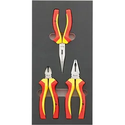 Fortis, Zange, Werkzeugmodul 1/3 Zange VDE 3 Teile