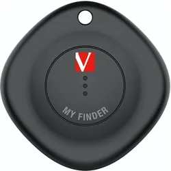 Verbatim 1x3 My Finder Bluetooth schwarz weiss purple MYF-03 32132 (Apple Find My), Tracker, Weiss, Schwarz, Violett