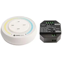 Deko-Light Triac Dimmer RF-SMART, Starter-Set, 230V, 300W, inkl. Single Fernbedienung, IP20, schwarz/weiß D-843500