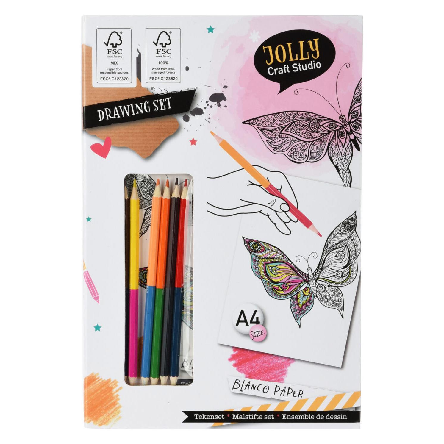 Jolly Craft Studio Zeichenset mit Buntstiften (21353479)