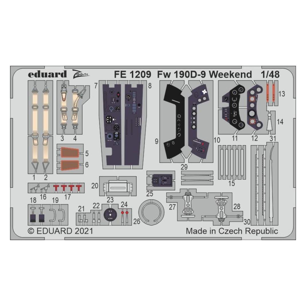 Eduard Fw 190D-9 Weekend 1/48 for (FE1209)