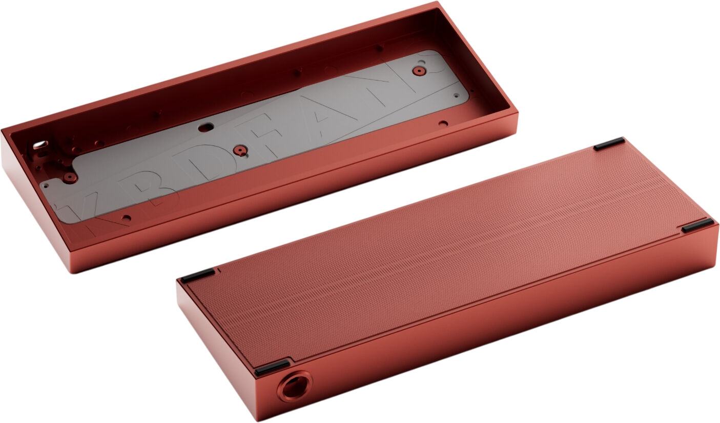 Kbdfans Tofu60 Redux V2 - Raw Burgundy Texture
