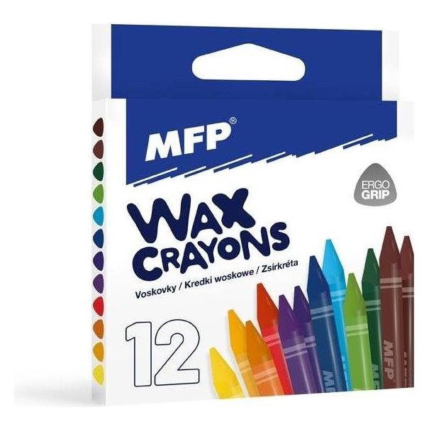 MFP Paper Dreieckige Wachsmalstifte, 12 Farben (12x) (47795025)