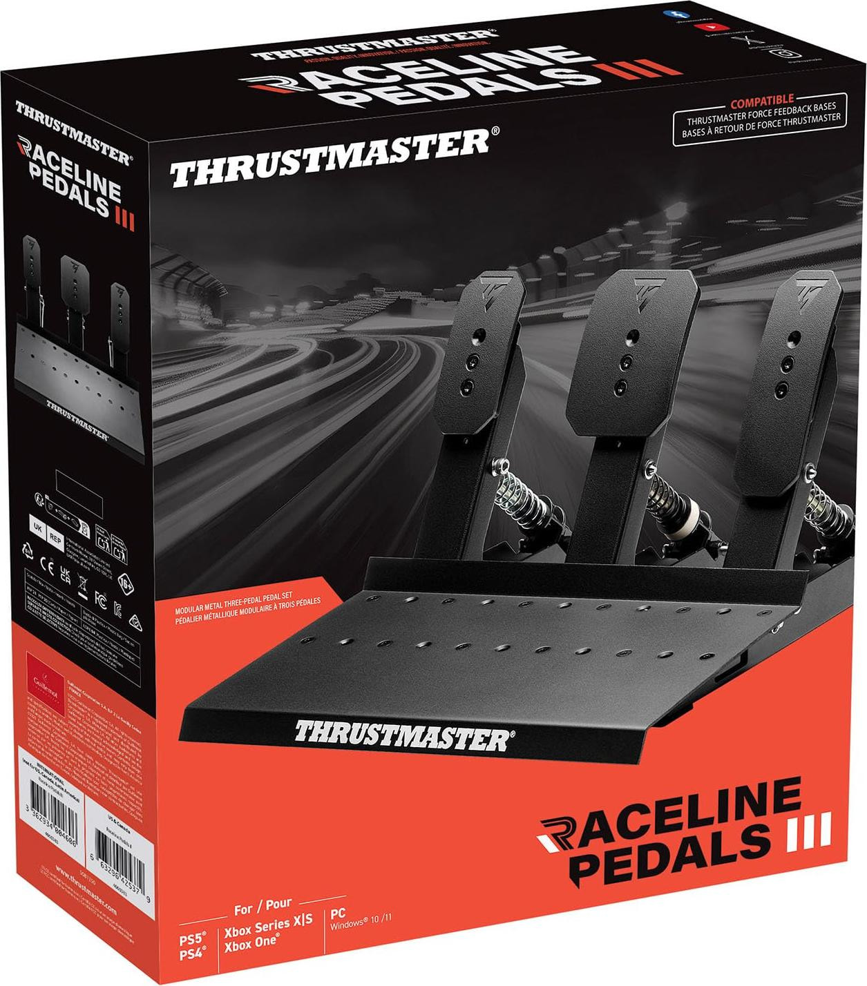 Thrustmaster Raceline Pedals III AddOn Pedalset voor Konsole en PC