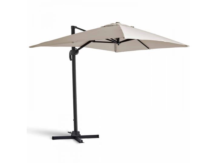 Oviala - Parasol déporté 2x3 m rectangulaire inclinable et rotatif 360°
