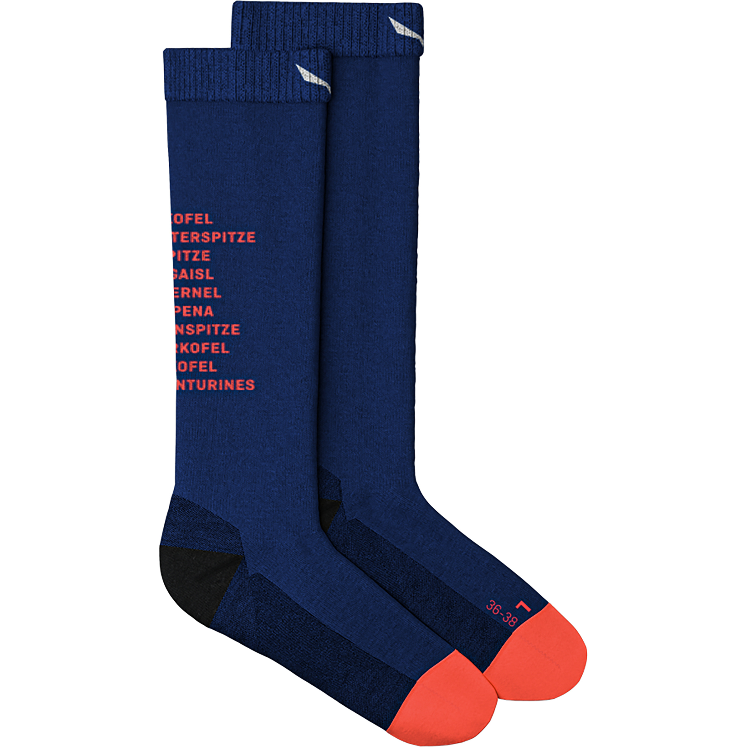 Salewa Ortles Dolomites Am Cr Damen Wandersocken blau Größe 39 Camping Hautfreundlich Merinowolle
