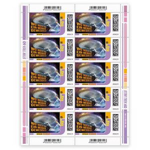DeutschePost Briefmarken Set, 10 Stück à 95cent, 60 Jahre Star Trek, Standardbrief/Postkarte, nassklebend
