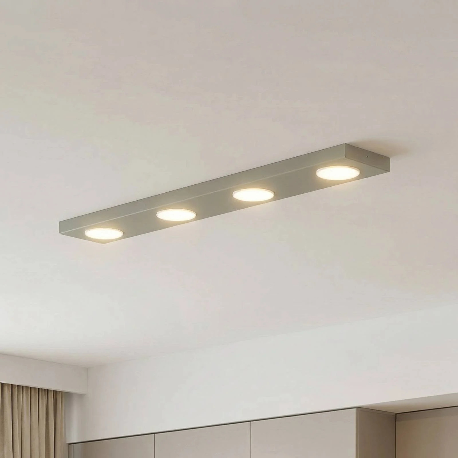 Sigma Moderne Plafondlamp Beige Metaal Dimbaar