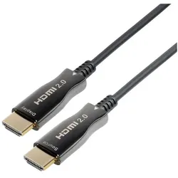 Transmedia HDMI (Typ A) — HDMI (Typ A) (10 m), Videokabel, Schwarz