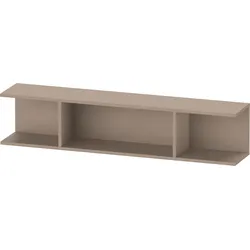 Duravit Ketho.2 Wandregal, 150x800x170mm, 3 offene Fächer, K21208075750000, Farbe: Leinen Matt Dekor