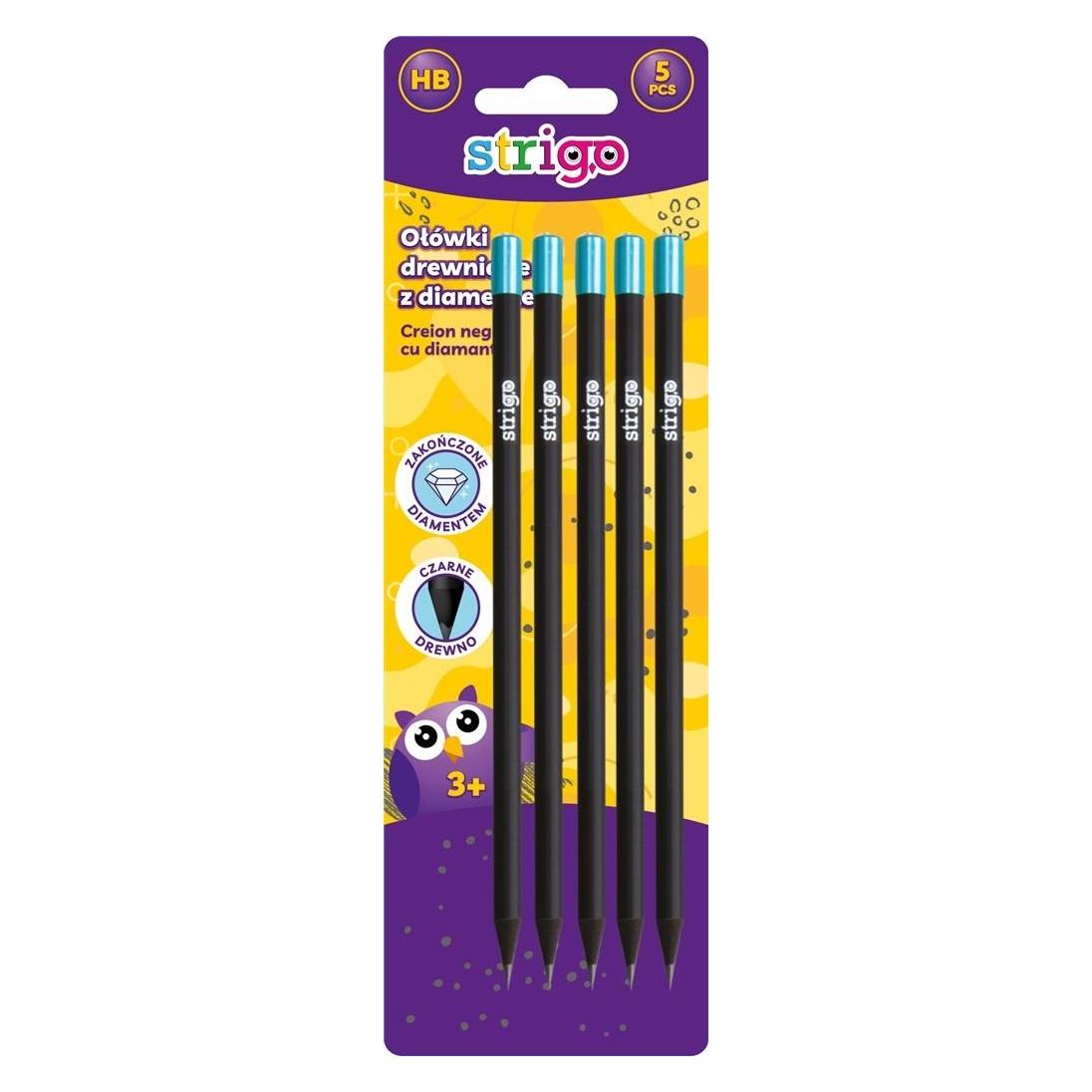 Pilot Schwarze Holzstiftmischung 5 Stück STRIGO (5x) (47356193)