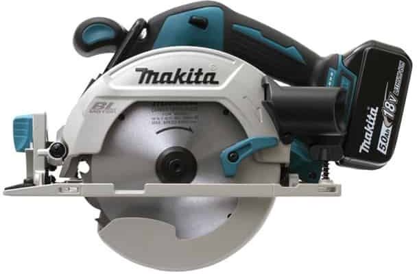 MAKITA Scie circulaire 18V LXT Ø 165 mm 2x5 Ah - DHS680RTJ