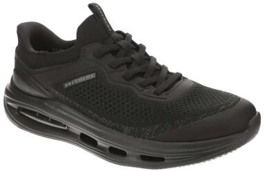 Skechers USA Sloan-Orbital (Men's) Casual Shoes in Black, Size 7.5 M, Memory Foam/Synthetic