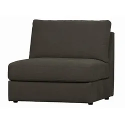 Modulsofa Family Seat Element aus Webstoff, modern und gepolstert, anthrazit, flexibel kombinierbar