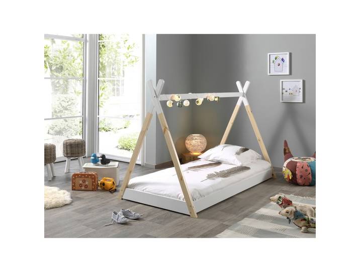HAUSBETT Tipi 90x200 cm Weiß
