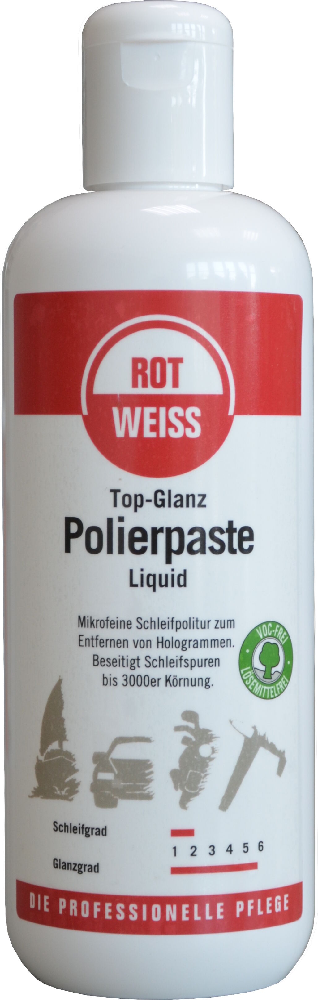 Rotweiss Lackpolitur Top-Glanz Polierpaste Liquid [500 Ml] 1555 0.5l