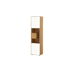 HARTMANN Vitrine  Caya ¦ weiß ¦ Maße (cm): B: 50 H: 196 T: 39.0