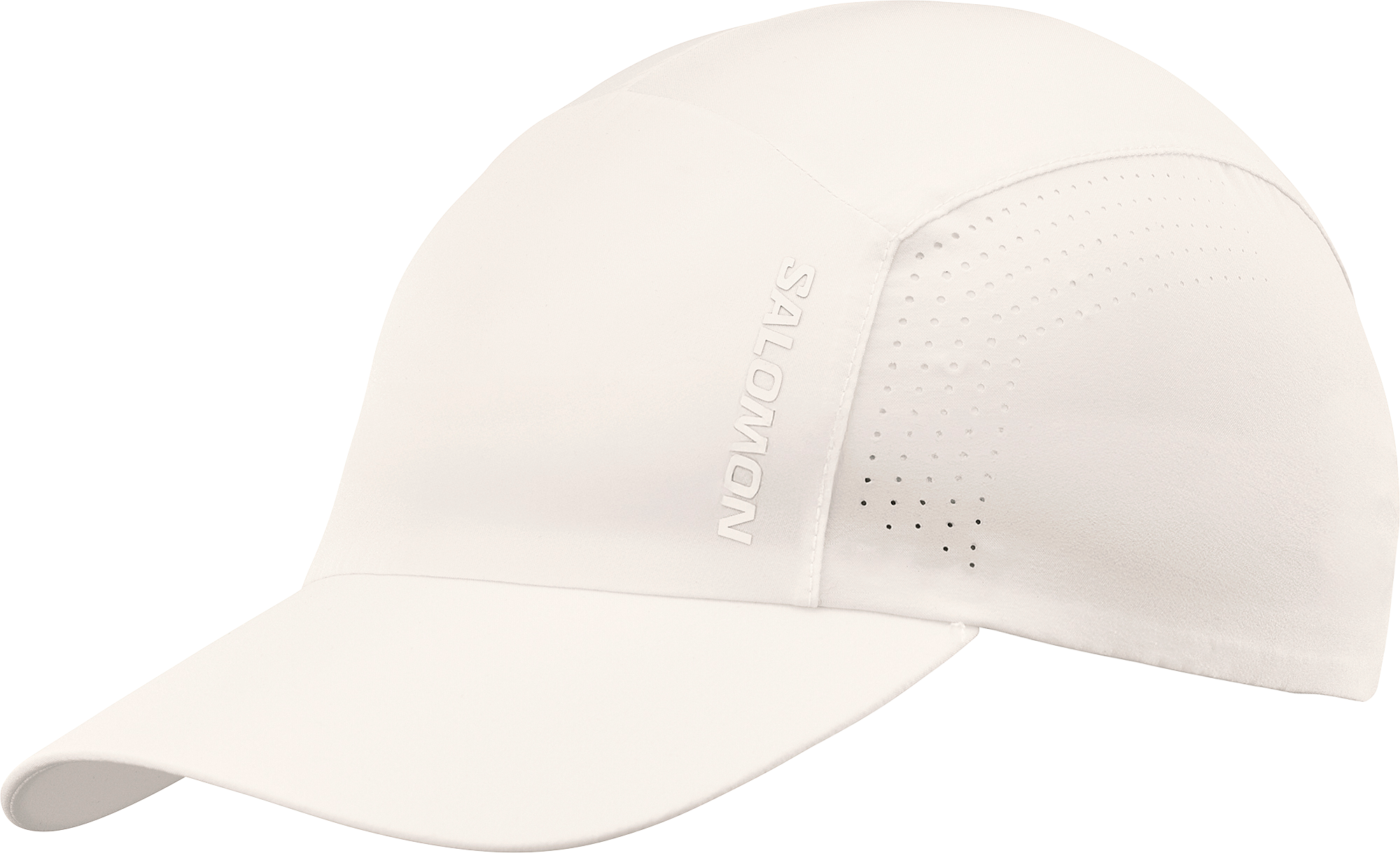 Baseball Cap SALOMON "SHAKEout", Herren, Gr. S/M, weiss (whisper whit), Obermaterial: 100% Polyester, Caps Baseball Cap, feucht abwischbar, aus Polyester whisper whit S/M