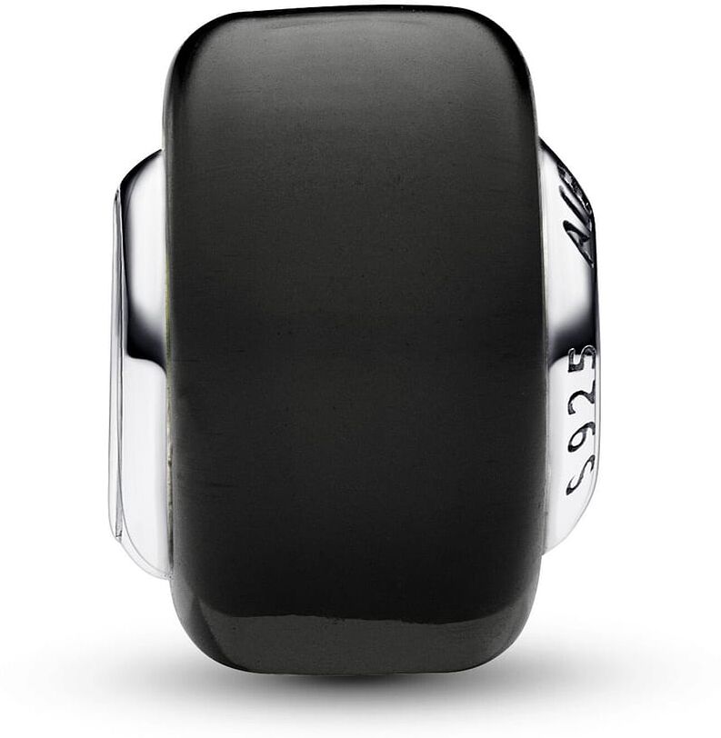 Charm Pandora Mini Murano Noir Femme