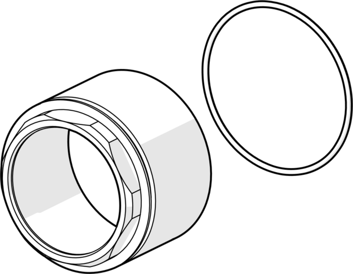 Hansa Ringmutter M50 x 1 Sw 45 59912980 M50x1, SW45