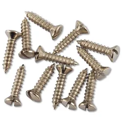 Fender Pickguard Screws Nickel -  12 Pack - Schraube
