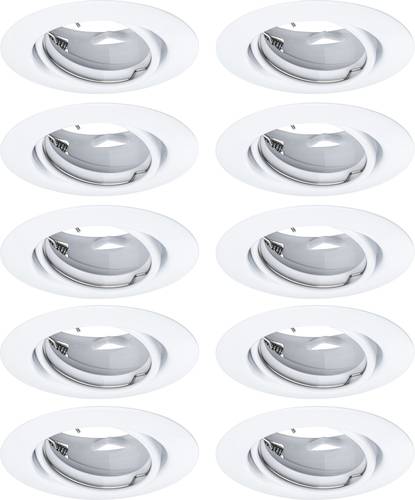 Paulmann 93400 LED-Einbauleuchte 10er Set LED GU10 Weiß