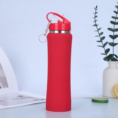 Uplifted Finds JUSTINLAU Stainless Steel Thermos Cup 600ml 750ml Vacuum Insulated Kids Straw Cup red 600 Ml