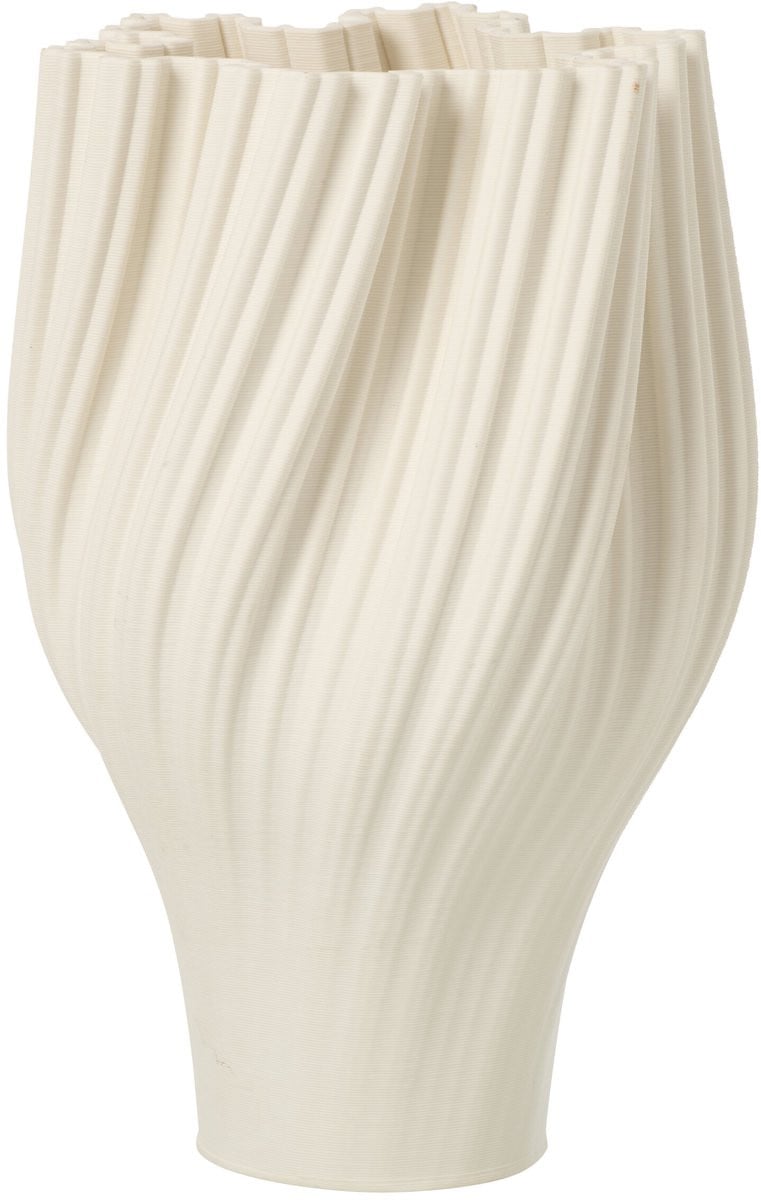 J-Line vaas 3D Print steengoed wit large