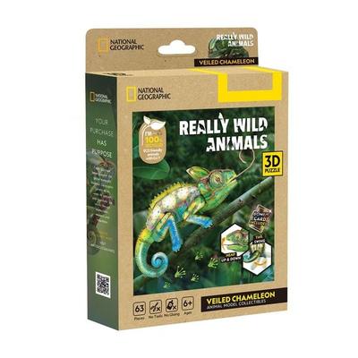 CUBICFUN - 3D Puzzle Chamäleon 63 Teile