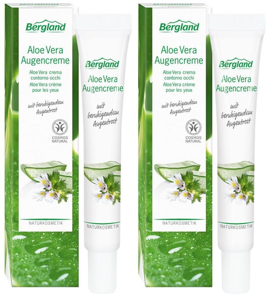 Bergland Aloe Vera Augencreme 2x 2x13,5 ml Creme