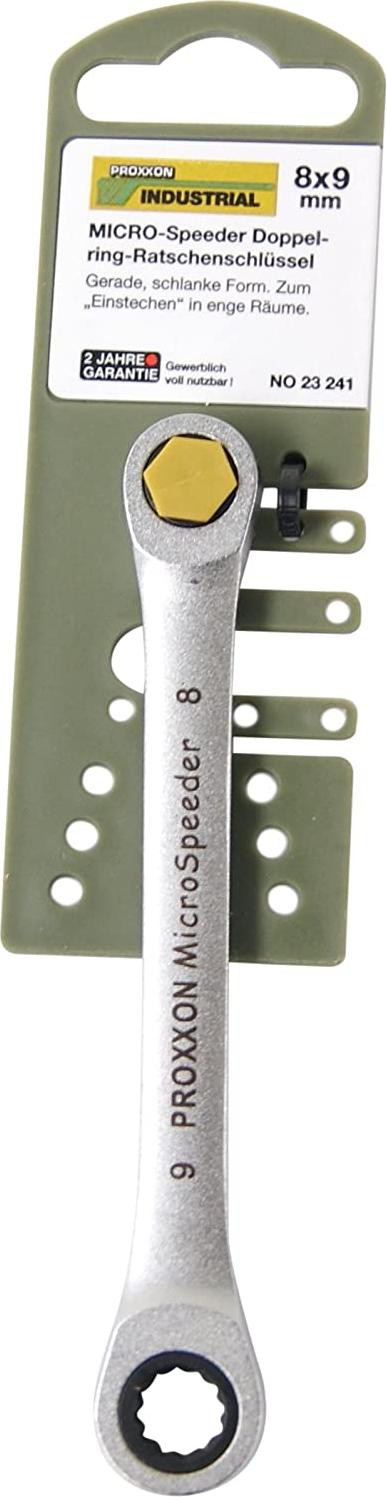 Proxxon MICRO-snelwisselsleutel met ratelmechanisme, 8 x 9 mm