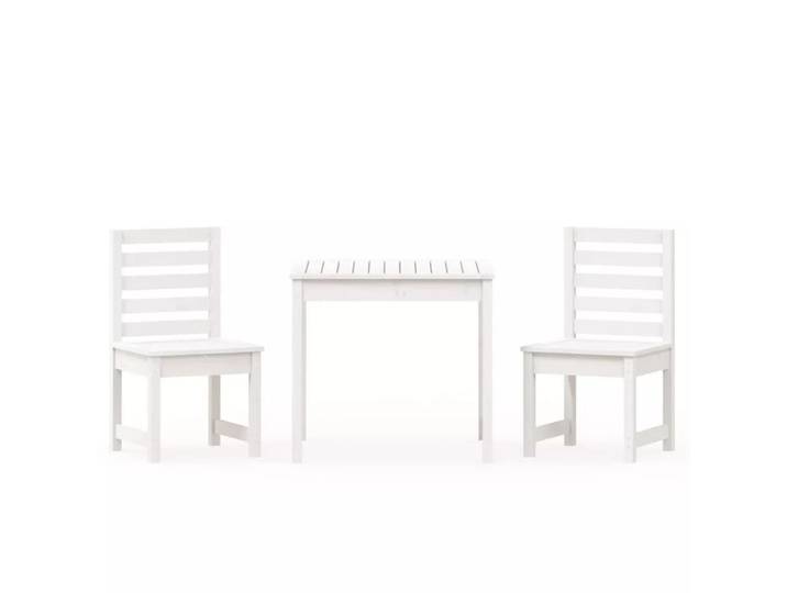 VidaXL - Garten bistro set holz, One Size, Weiss