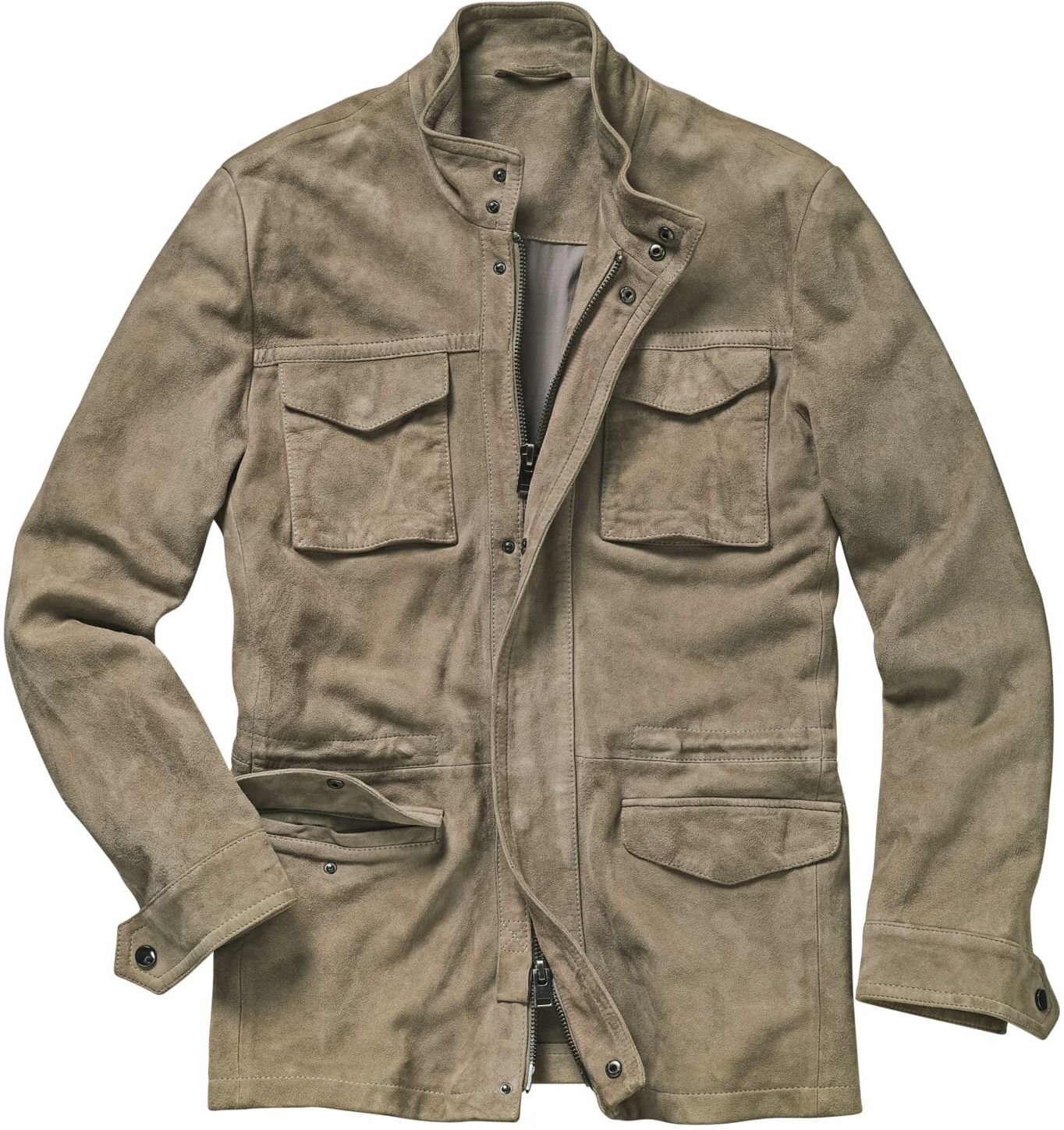 Mey & Edlich Oldtimer-Lederjacke Grau 54