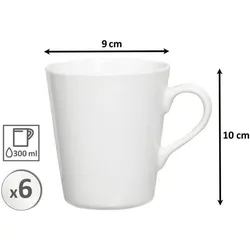 Ritzenhoff & Breker, Tasse, Vio (300 ml, 6x)