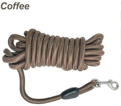 Uplifted Finds Heavy Duty Nylon Recall & Agility Training Leash coffee 10 M