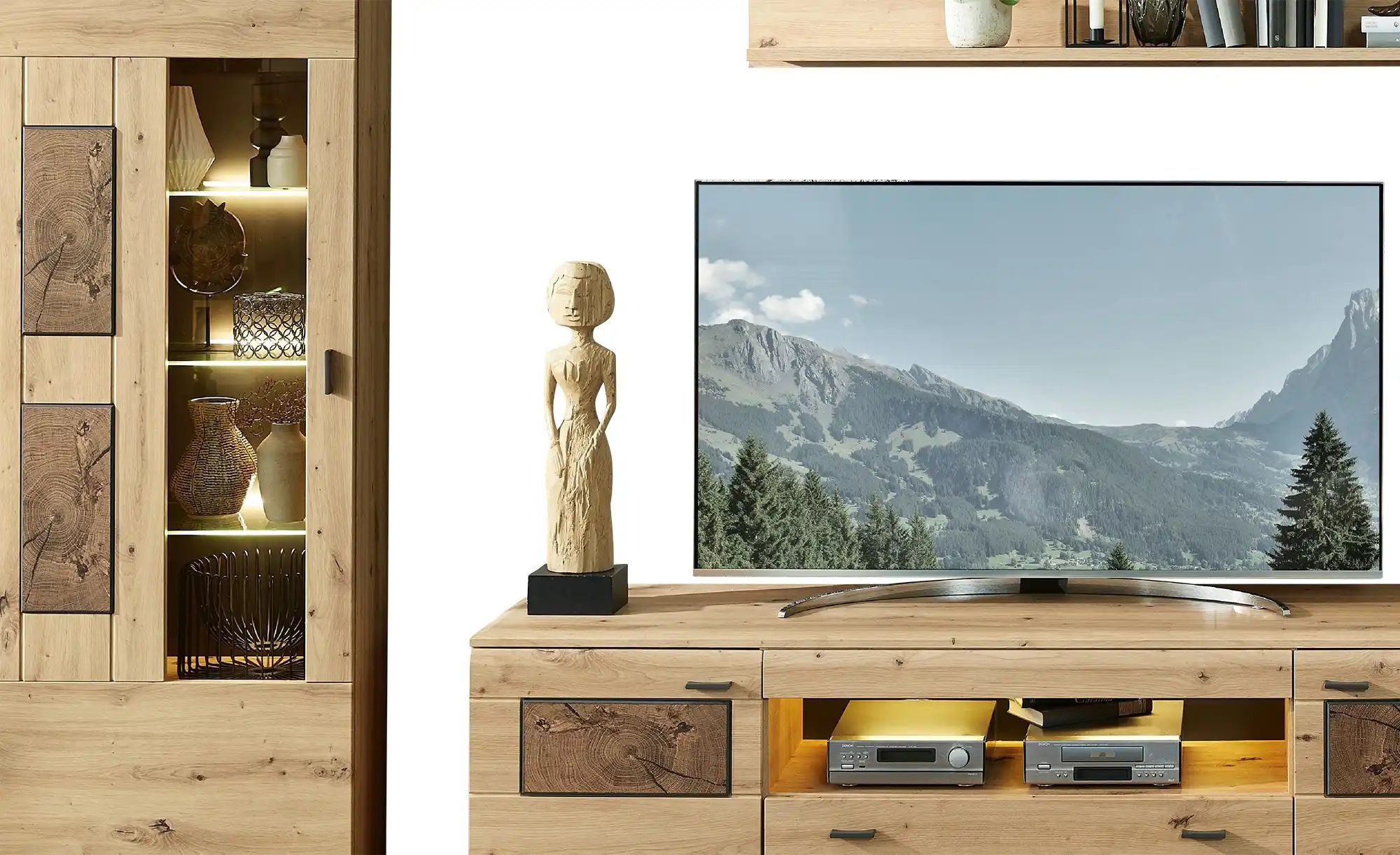 uno LED-Beleuchtung  Madera II ¦ weiß