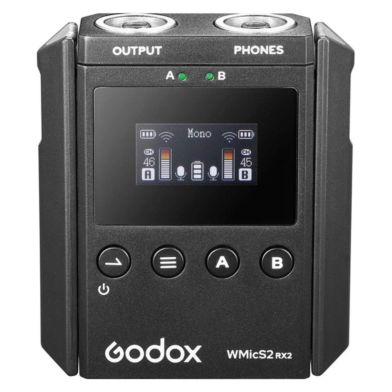 Godox WMicS2 RX2 UHF Wireless Receiver (Diverse) (D241921)
