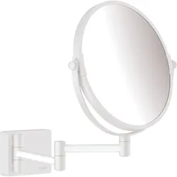 hansgrohe AddStoris Rasierspiegel 41791700 Vergrößerung 1-fach, 3-fach, Wandmontage, weiß matt