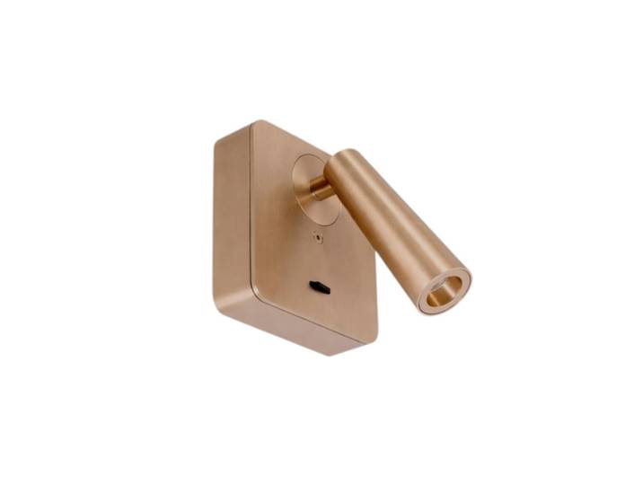 Applique de chevet avec interrupteur champagne rosé