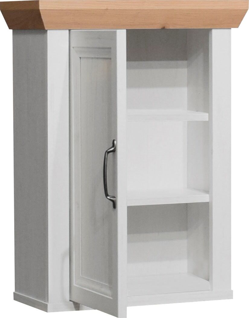 Hängeschrank MÄUSBACHER "Mali", braun (anderson pine, asteiche), B:45cm H:63cm T:25cm, Holzwerkstoff, Schränke, Hängeschrank, Landhausstil, Breite 45 cm, Höhe 63 cm, Metallgriff anderson pine, asteiche anderson pine, B/H/T: 45cm x 63cm x 25cm, Türen: 1 St