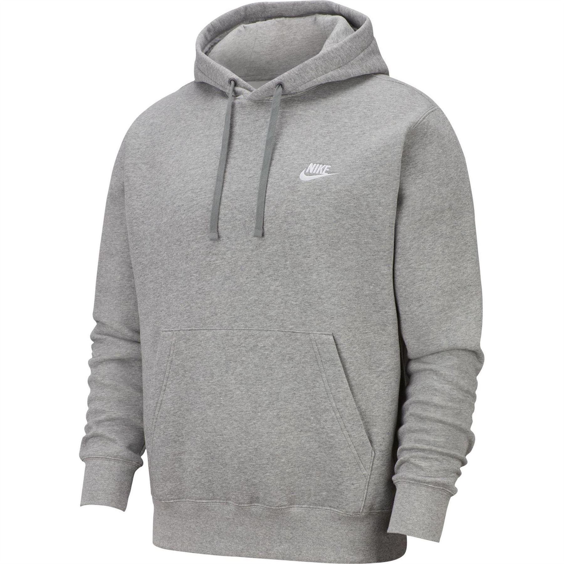 Nike - "Club" Hoodie zum Überziehen für Herren, Fleece (Grau)