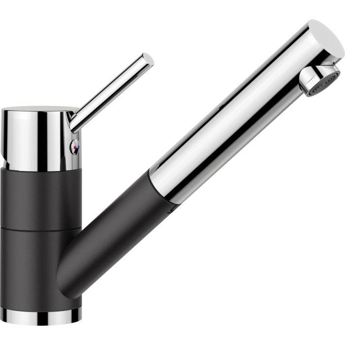 Blanco 526167 SILGRANIT-Look silgranitschwarz/chrom