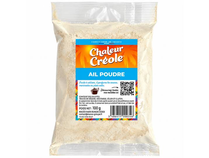 CHALEUR CREOLE ail en poudre 100g