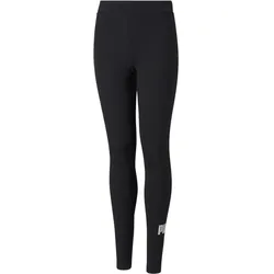Puma, Mädchen, Tights, ESS Logo Leggings-587035 (116), Schwarz
