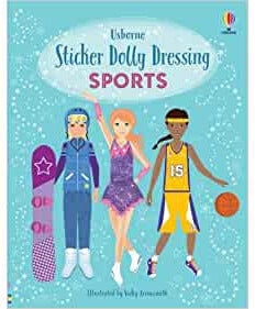 Usborne Publishing Ltd Sticker Dolly Dressing Sports by Fiona Watt